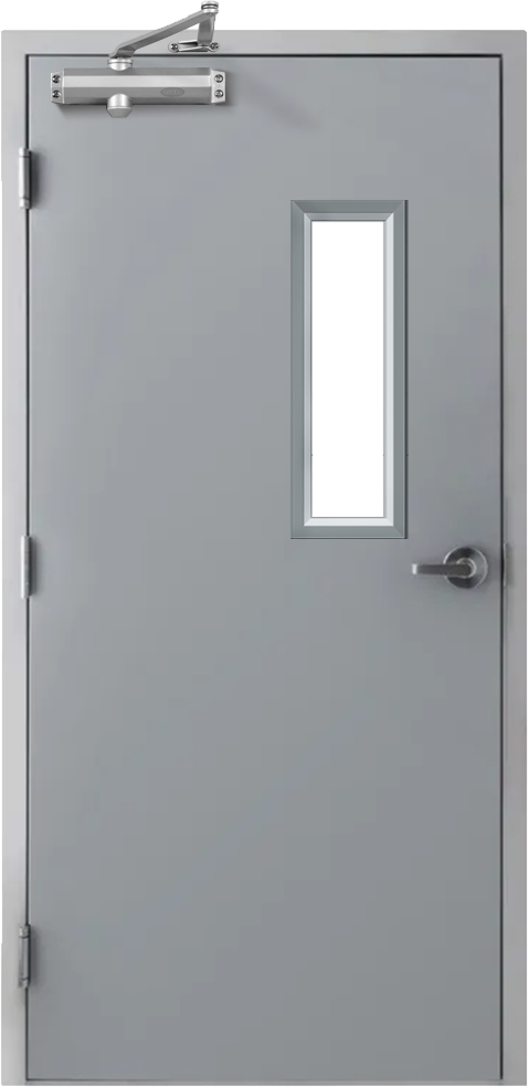 heavy steel security doors